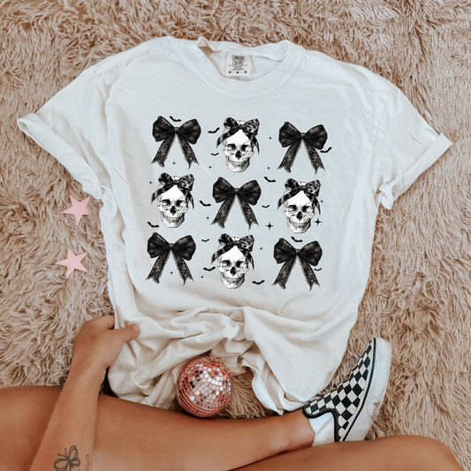 Skeleton and Bows Tshirt