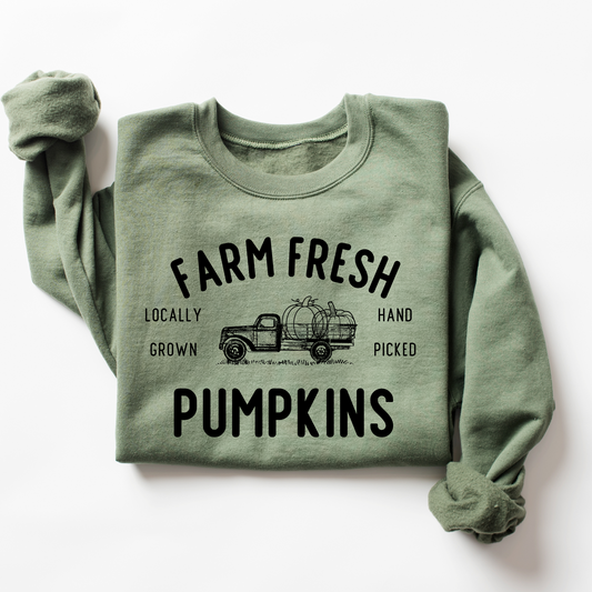 Farm Fresh Pumpkins Sweatshirt