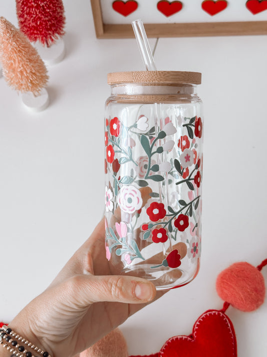 Flower Bloom Tumbler- PINK