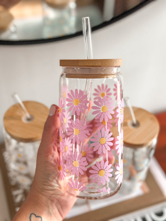 Daisy Glass Cup