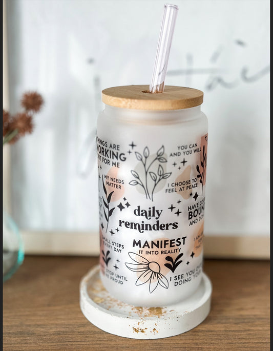 Daily Reminders Tumbler