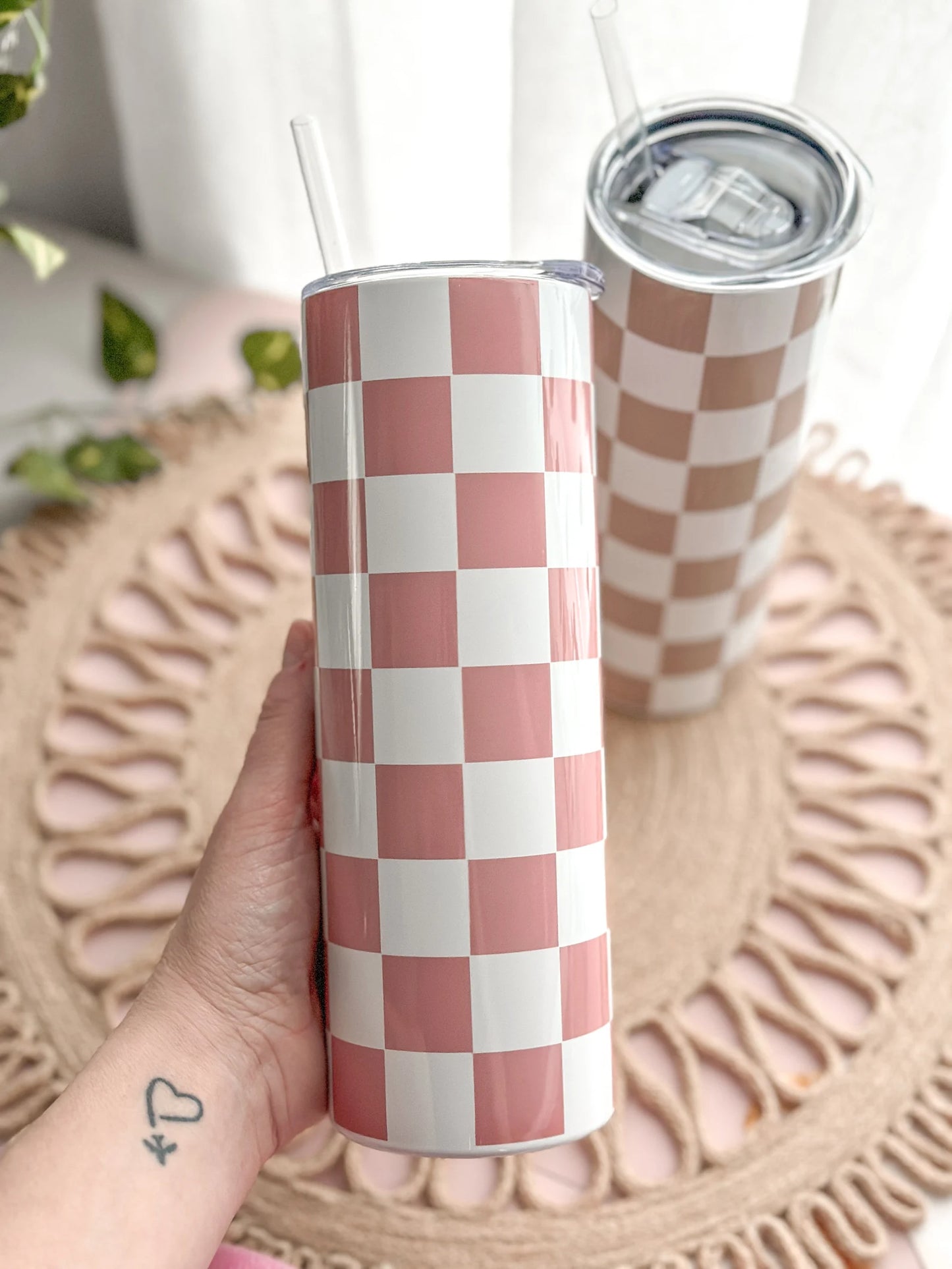 Checkered Tumbler