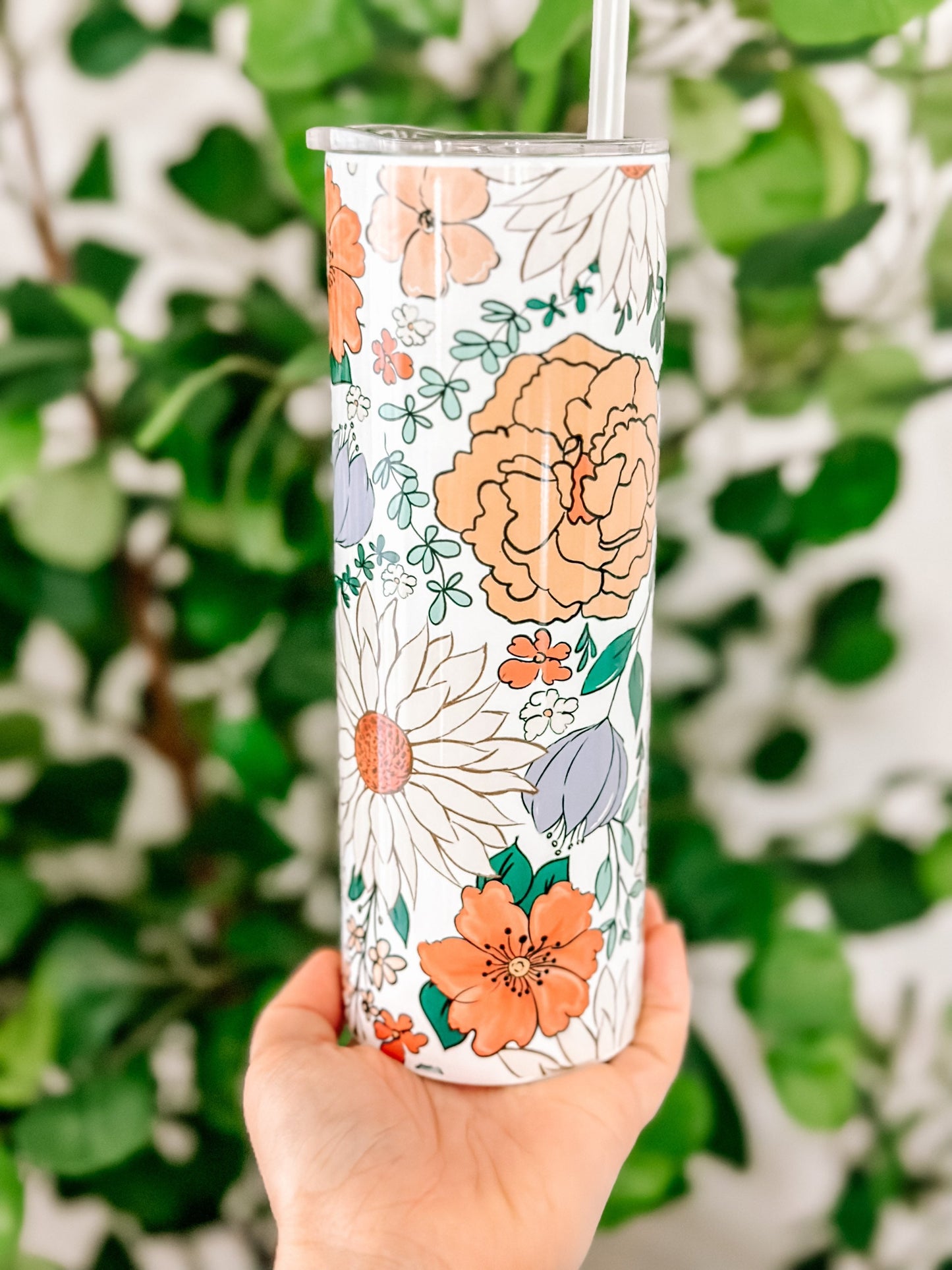 Vintage flowers 20oz