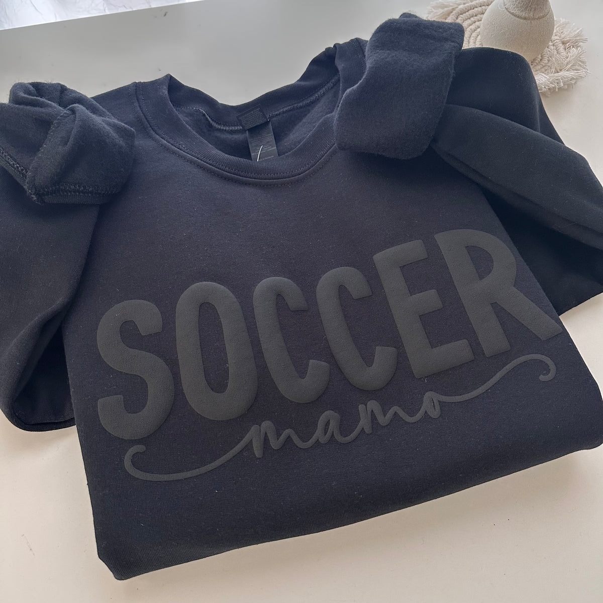 Soccer mama Puff Crewneck