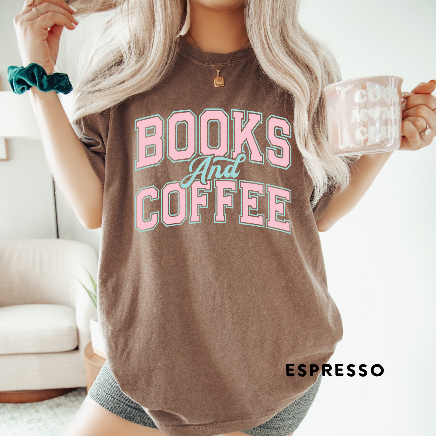 Coffee and Books Tshirt