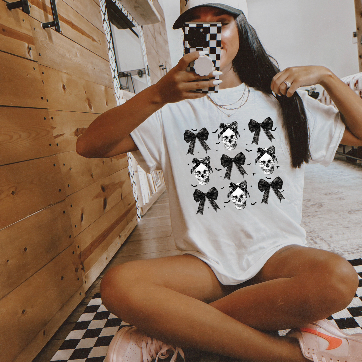 Skeleton and Bows Tshirt
