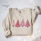Pink Christmas Tree Sweatshirt