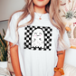 Checkered Ghost Tee Comfort Colors