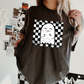 Checkered Ghost Tee Comfort Colors