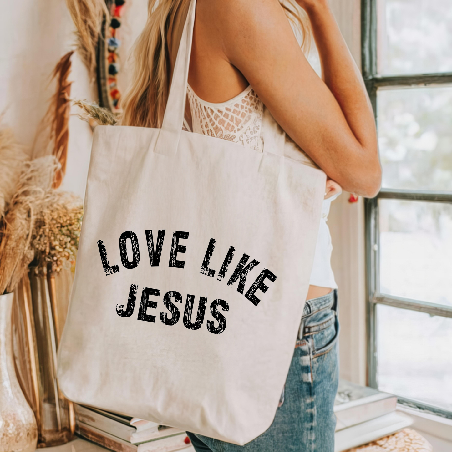 Love like Jesus Tote Bag