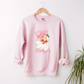 Pink Vintage  Santa Sweatshirt