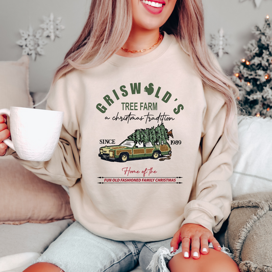Griswold's Tree Farm Christmas Sweatshirt