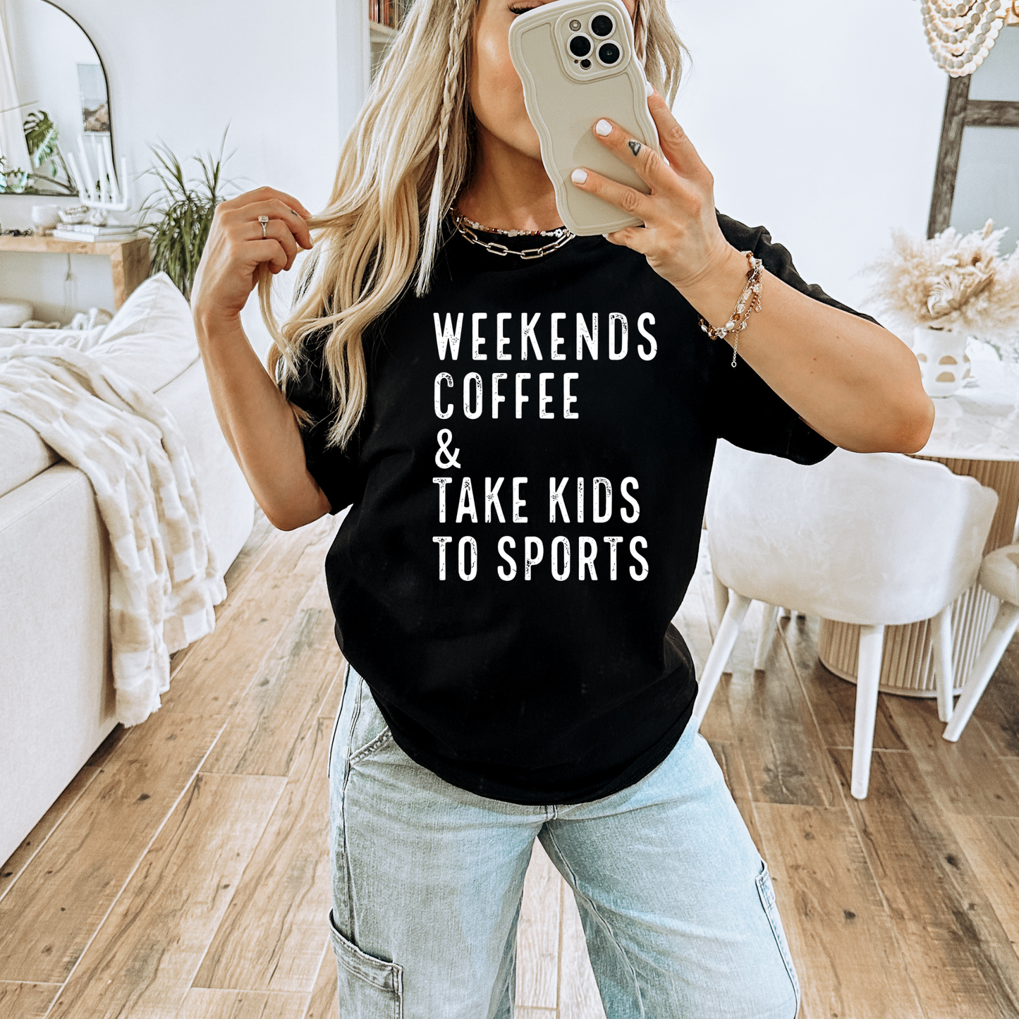 Weekends, Coffee, Sports Tee