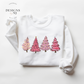 Pink Christmas Tree Sweatshirt