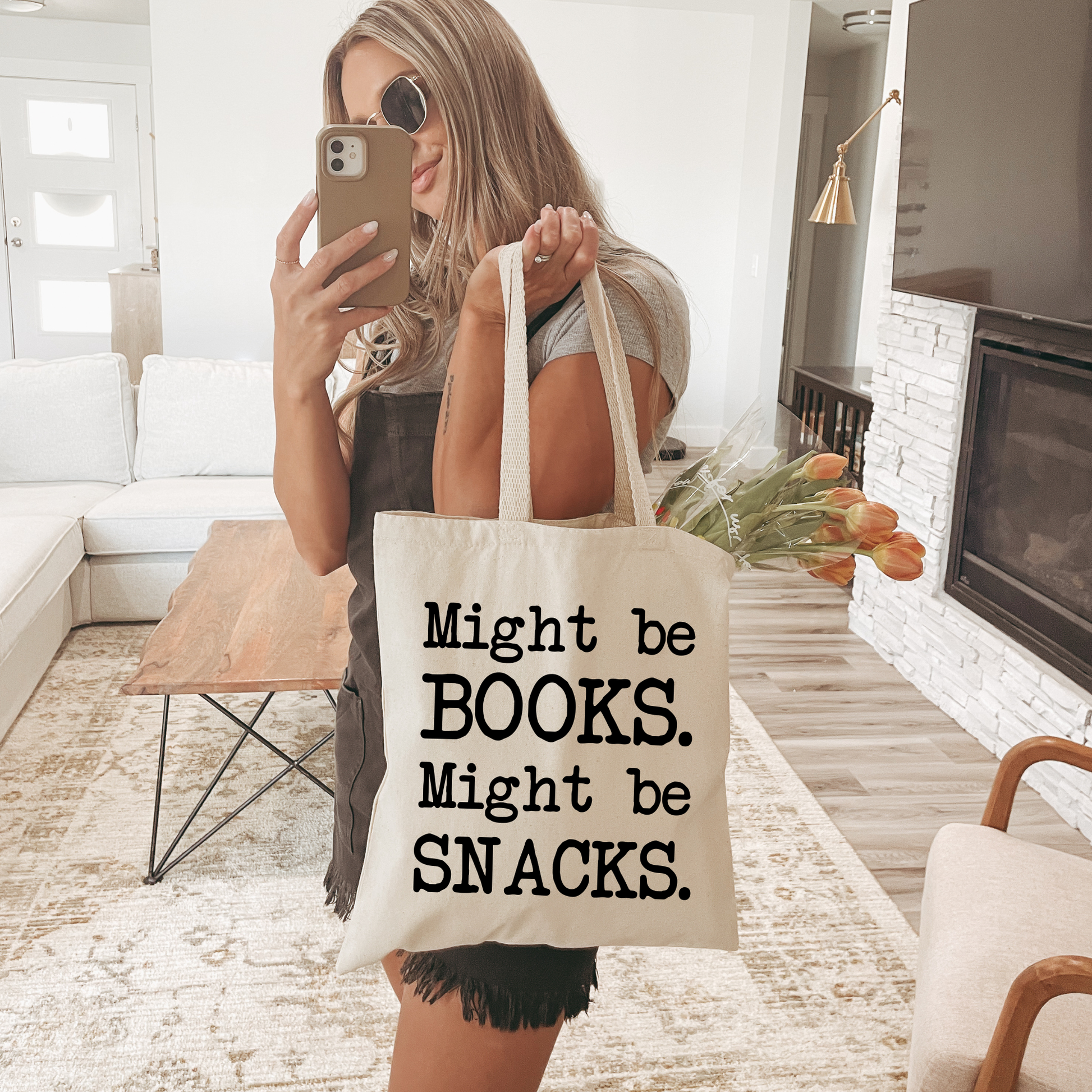 Might be Books, Might be Snacks Tote