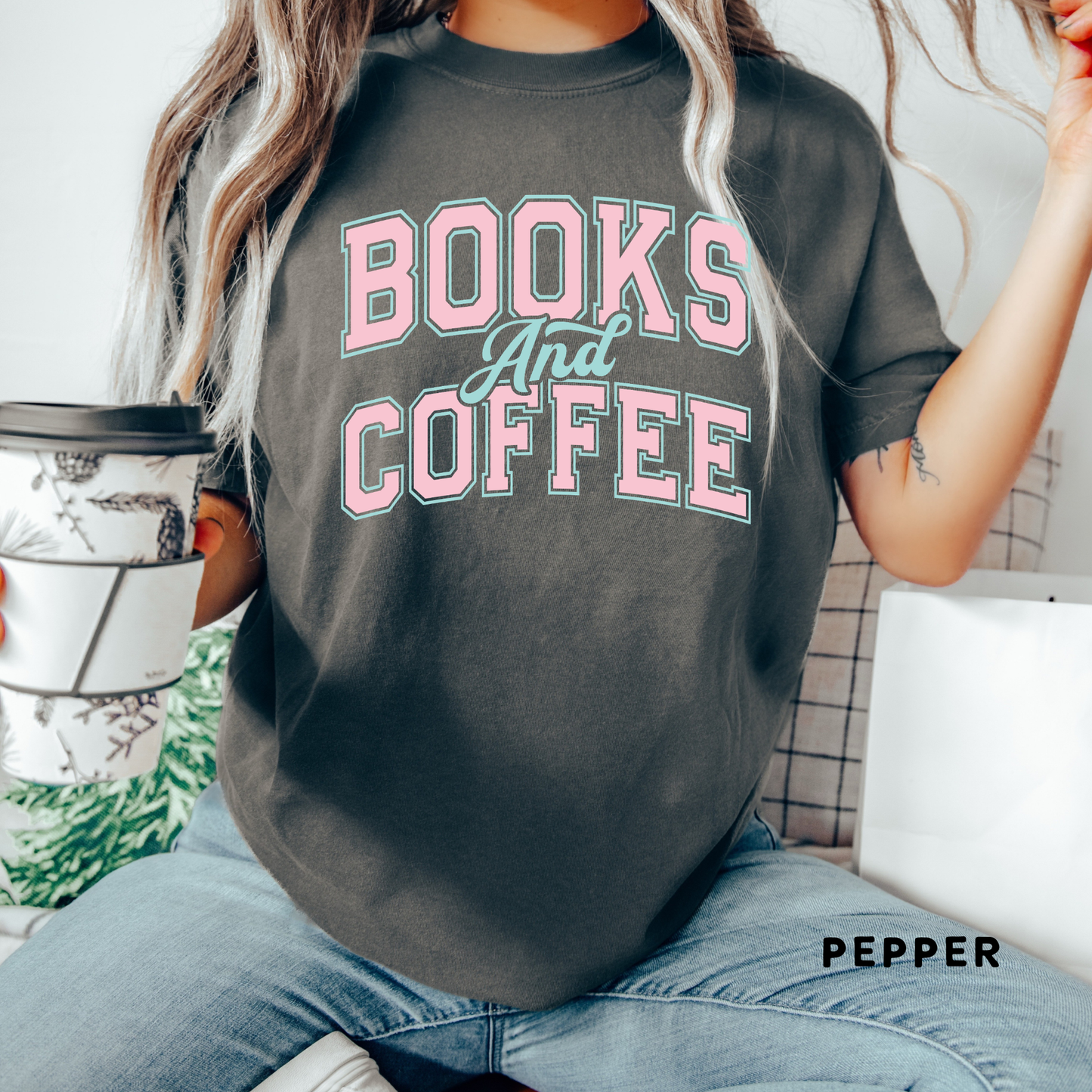Coffee and Books Tshirt