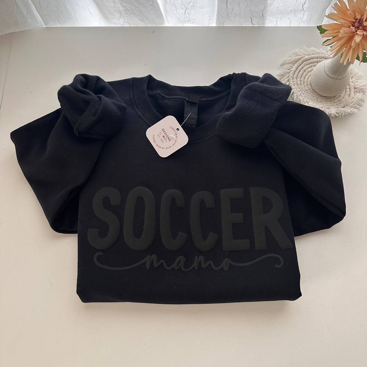 Soccer mama Puff Crewneck