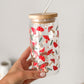 Cottagecore  Glass Cup