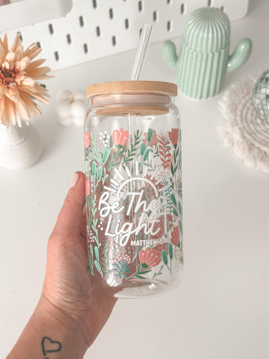 Be the Light Glass Tumbler