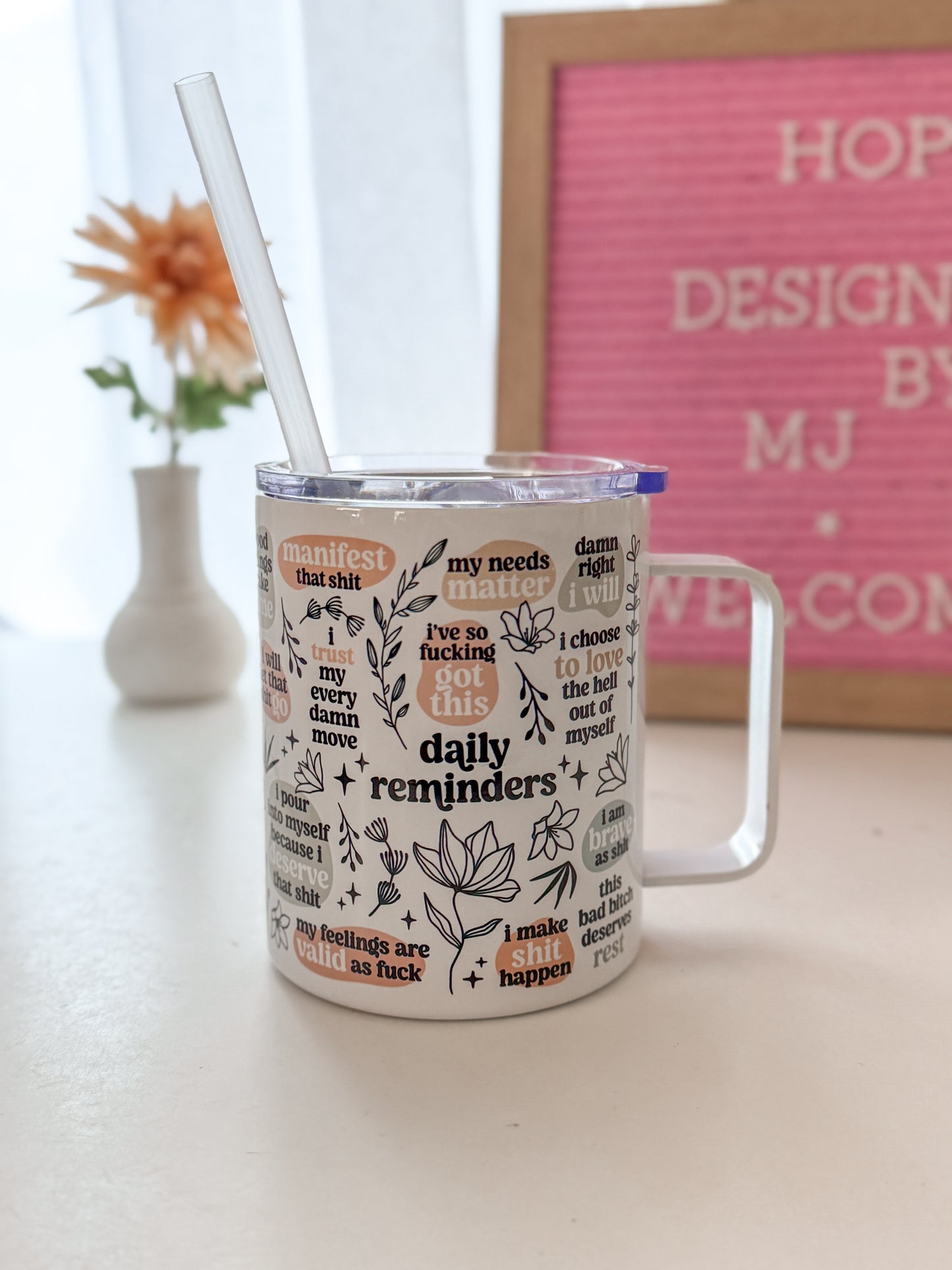 Daily reminders Travel Mug