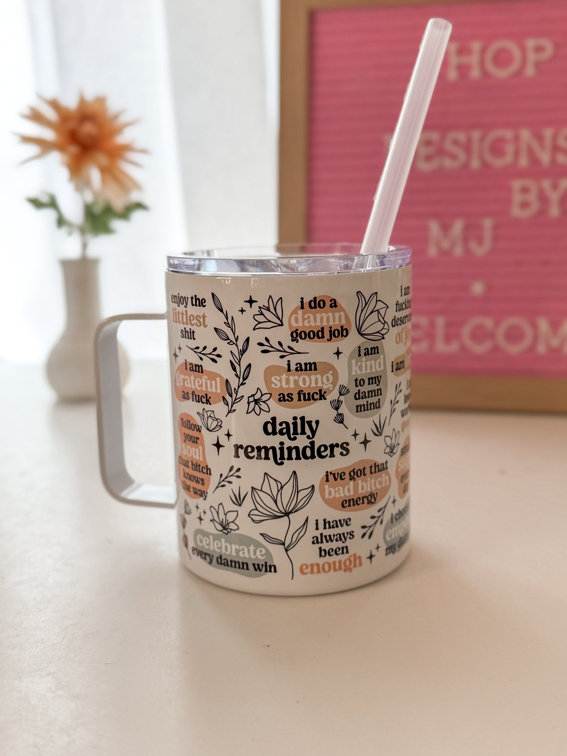 Daily reminders Travel Mug