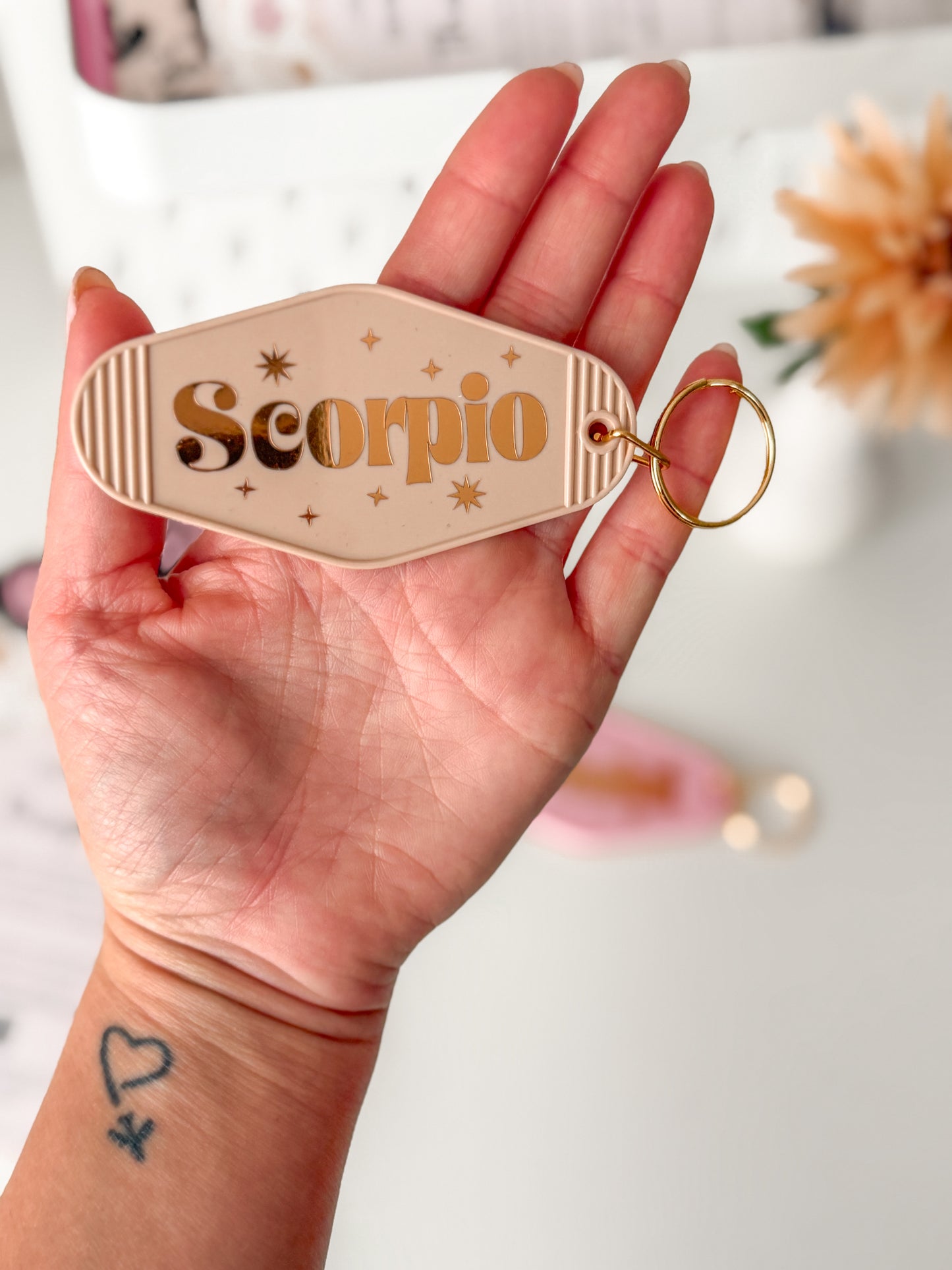 Zodiac Motel Keychain