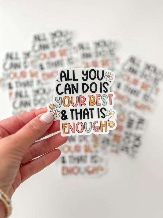 That is Enough Sticker