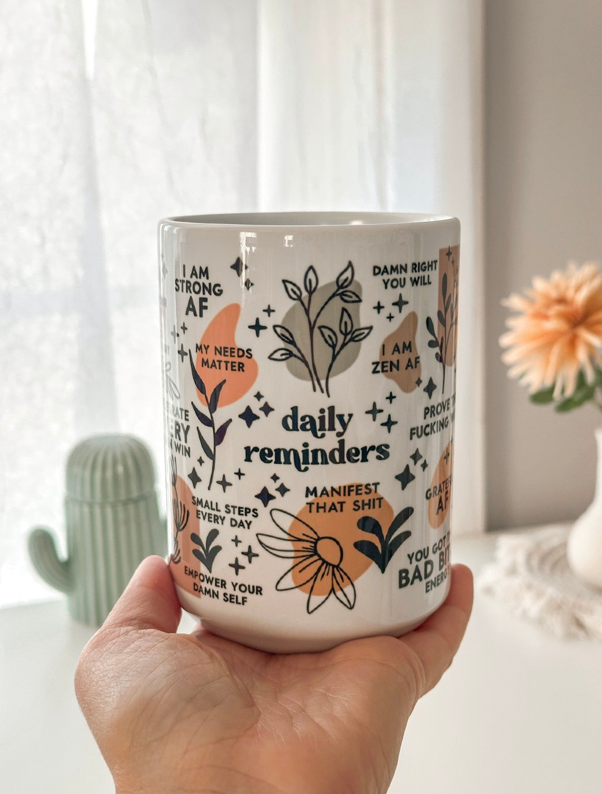 DAILY REMINDERS COFFEE MUG