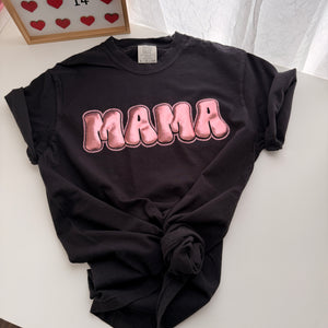 Metallic MAMA Puff Tshirt