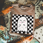 Checkered Ghost Tee Comfort Colors