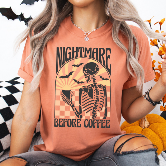 Nightmare Before Coffee T-shirt