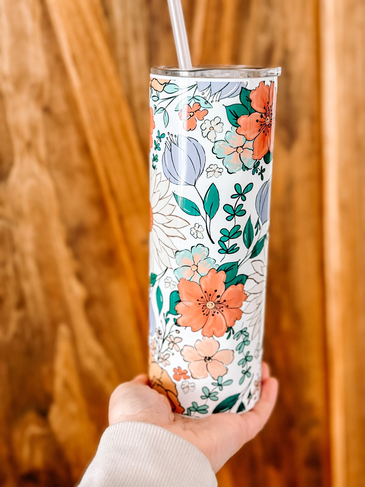 Vintage flowers 20oz