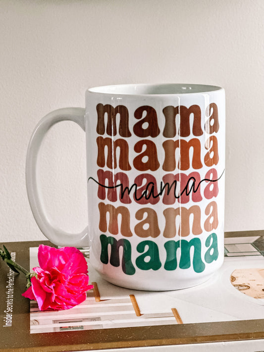Retro Mama mug