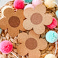 Flower Cork Coasters