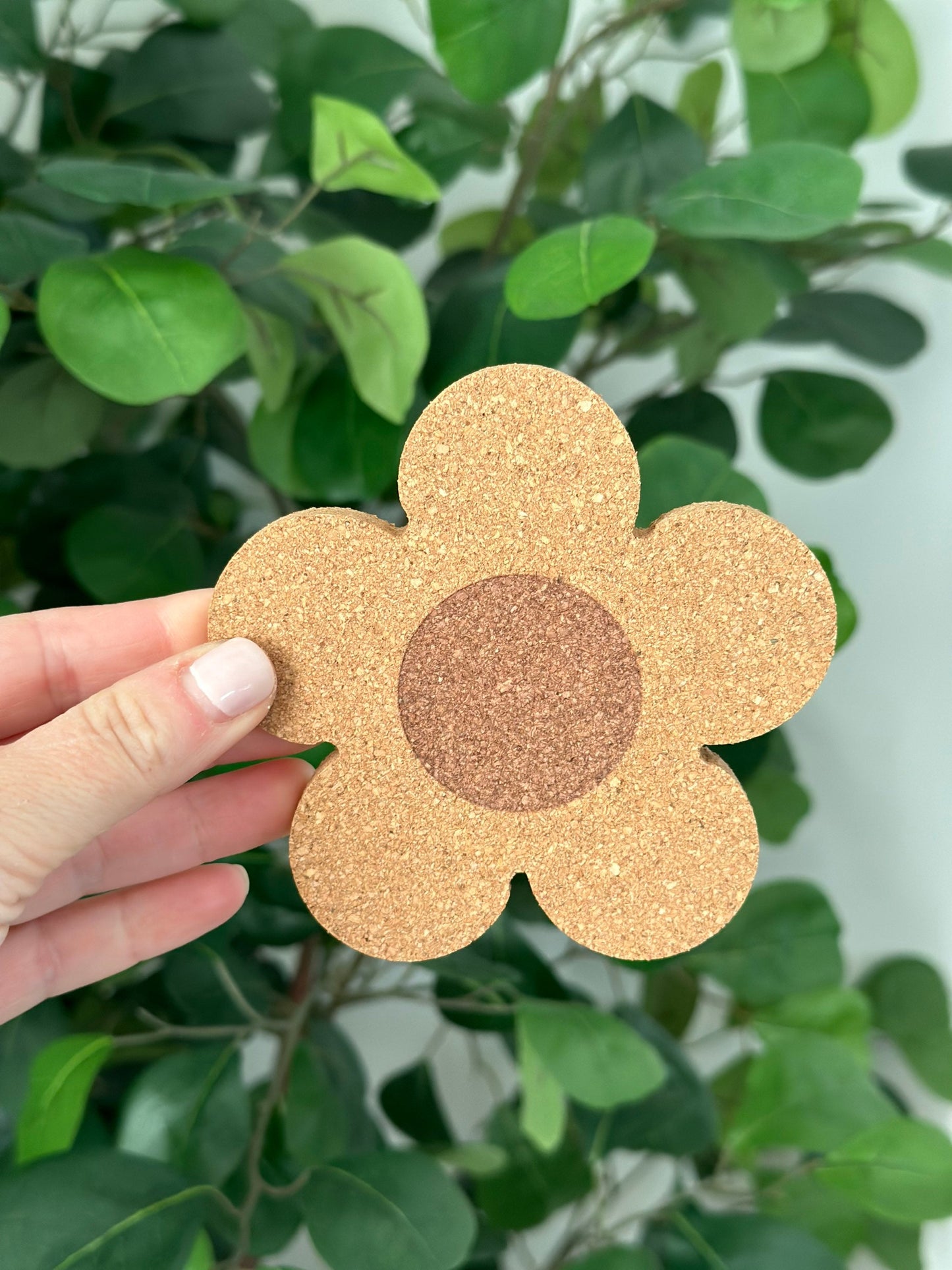 Flower Cork Coasters